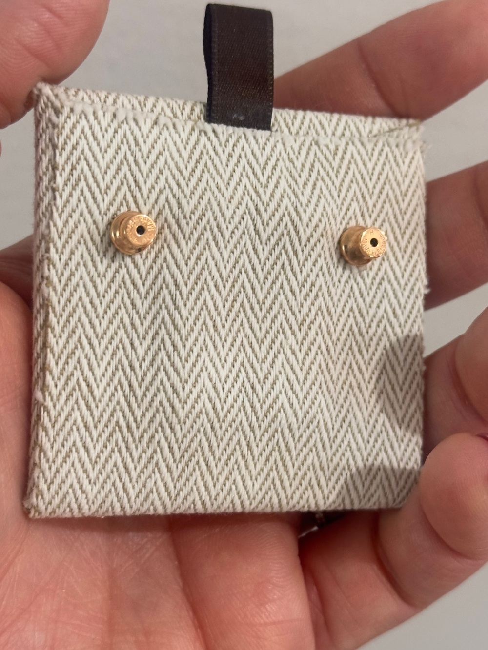 Authentic HERMES Mini Pop H Earring Rose Dragee Pink Rose Gold Hardware RGHW - Picture 4 of 8